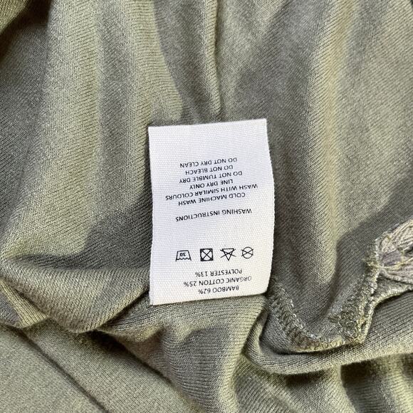 Bare Charlie Holiday The Terry Towelling Shirt‎ Womens XL Green Short Sleeve NEW - Picture 8 of 10